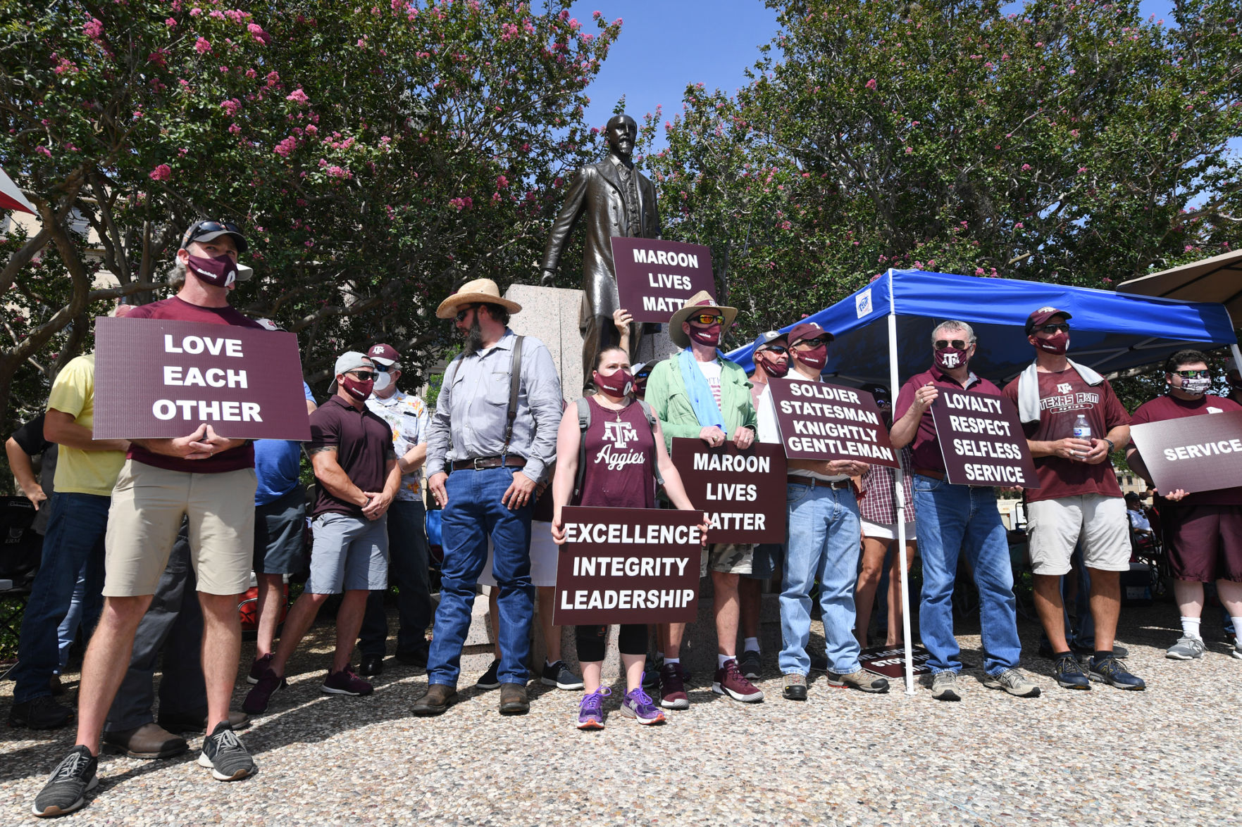 Aggies of Color Coalition Protest